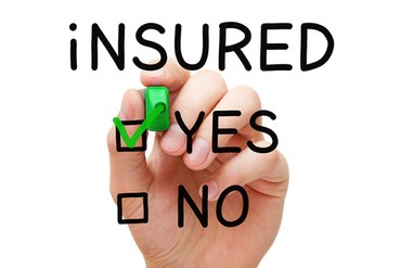 hand checking yes box under insured prompt