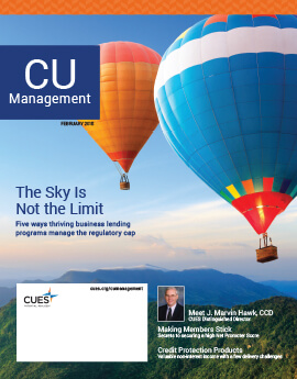 February 2018 Issue CU Management Cover