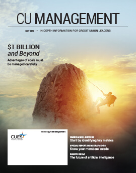 May 2018 Issue CU Management Cover