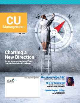 April 2016 Issue CU Management Cover
