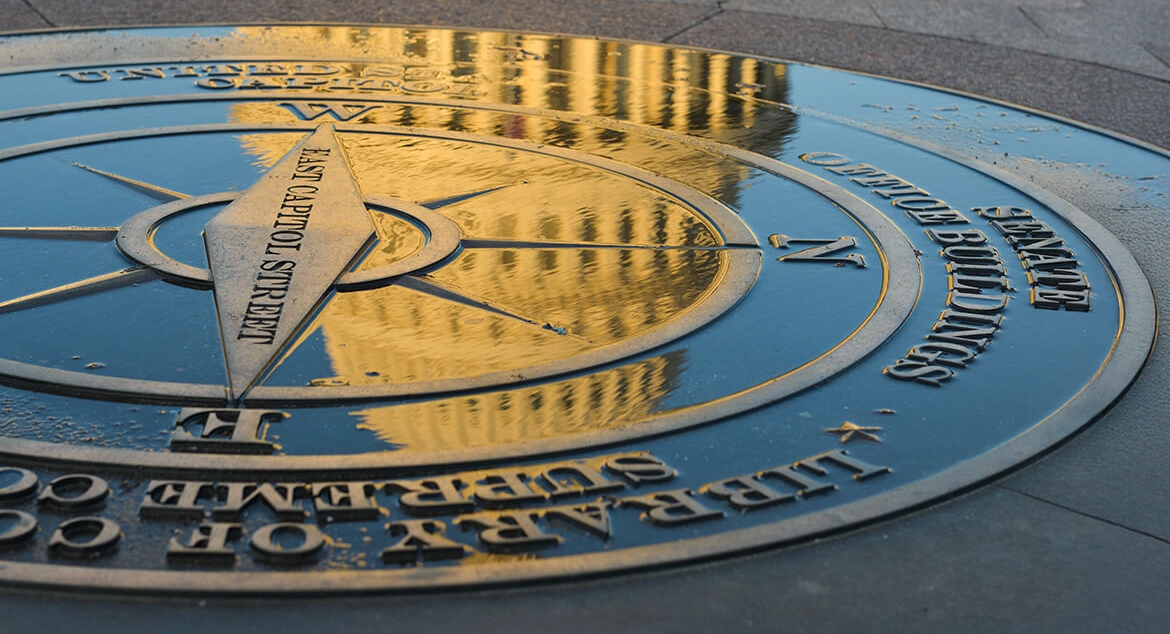 reflection of capitol building in water