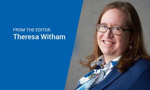 managing editor and publisher Theresa Witham