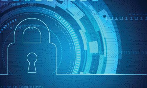 digital padlock secures data