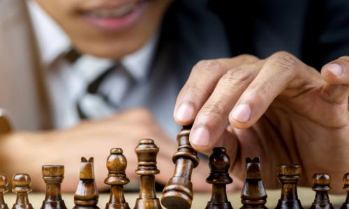 businessman-chess-board