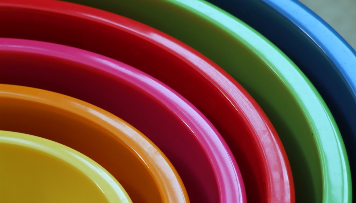 concentric colorful bowls
