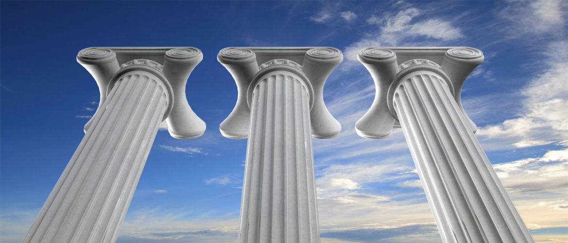 three columns