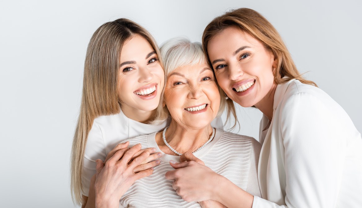 three generations women