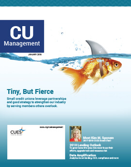 January 2018 Issue CU Management Cover
