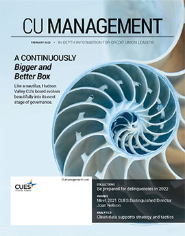 February 2022 CU Management magazine cover