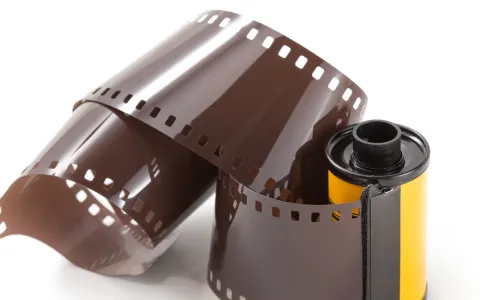 film showing out of a canister