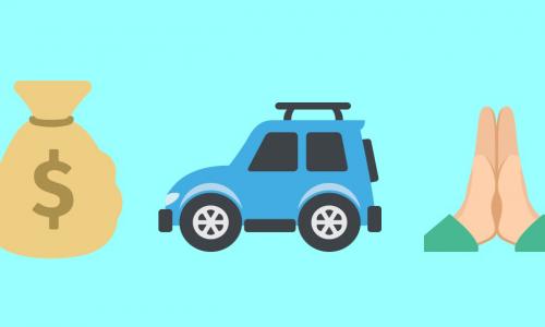 pay my car loan please emojis