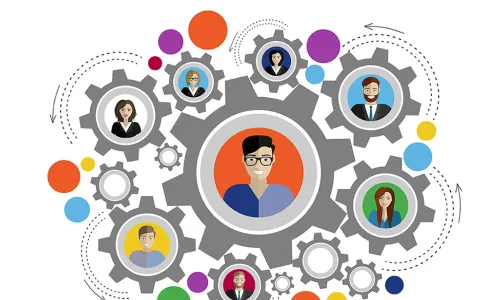 Flat design illustration concepts for talent development planning and strategy