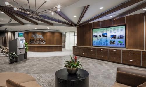 Credit Union of the Rockies redesigned retail branch space