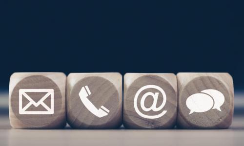 contact methods including phone, email and chat