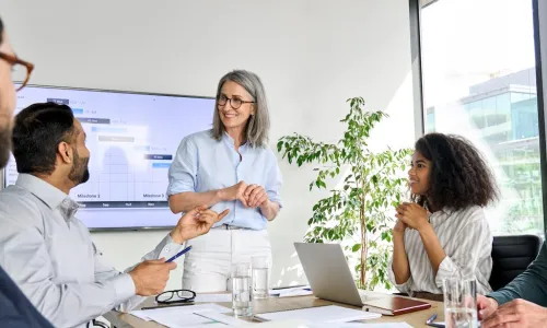 young directors engaging with older chair of the board